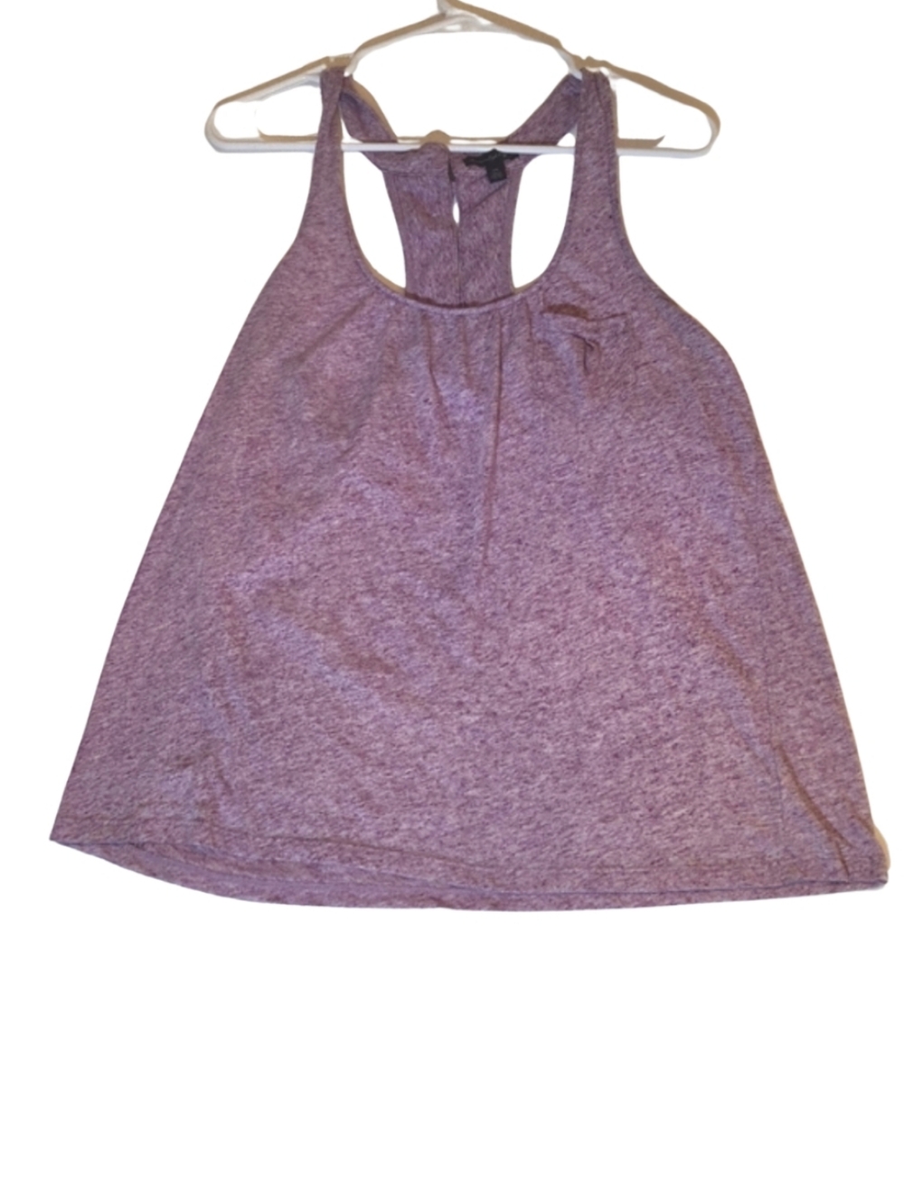 Heathered Purple Racerback Tank Top - Picture 2 of 7